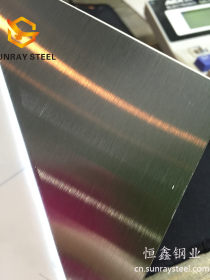 优价彩色拉丝板 钛金不锈钢拉丝板厂家 佛山产地供应
