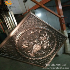 高端蚀刻镀铜艺术板   专业加工生产直销