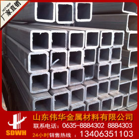 四方管 黑色焊接 无缝方管 q235 q345 空心方钢加工 量大从优