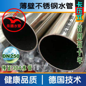 酒厂专用DN250不圆水管|304材质DN250不锈钢水管|批发不锈钢水管