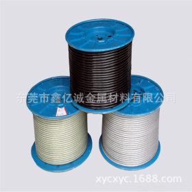 厂家直销进口美标304不锈钢钢丝绳 包塑钢丝绳