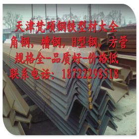 供应10-20#角钢 镀锌角钢 Q235B不等边角钢 天津角钢生产销售