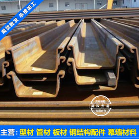现货供应钢板桩 3#  4# U型钢板桩  厂家直销 批发 钢板桩