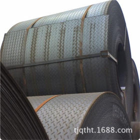 厂家供应防滑板 Q195P热镀锌花纹板 扁豆型花纹钢板 价格优惠
