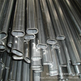 生产批发异型钢管 面包管 平椭圆铁管 异形钢管加工 交货快