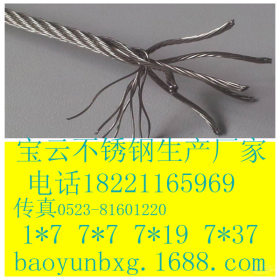 10mm不锈钢丝绳，304钢丝绳，7*19不锈钢丝绳生产厂家