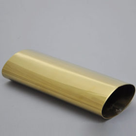 彩色不锈钢管 钛金不锈钢管 椭圆管 304不锈钢装饰管 专业批发