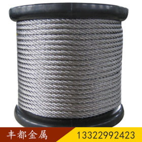 304不锈钢钢丝绳 耐腐蚀不锈钢丝绳 镀锌钢丝绳包胶压制