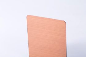 2016新款不锈钢板无指纹拉丝玫瑰红304/201钢材高端奢华饰品