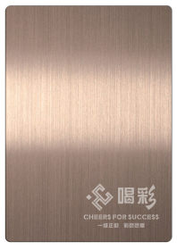 厂家直销 不锈钢板 304材质 压花板 拉丝 青古铜颜色