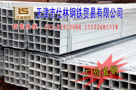 天津仕林钢铁生产 镀锌薄壁小方管 欲购从速 量大优惠