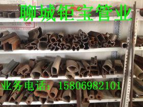 聊城异型钢管生产厂家  专业生产薄厚壁 黑退 镀锌异型钢管