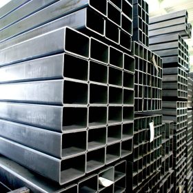 天津钢管厂直销碳钢矩形管 常年库存一支起批矩形管 镀锌矩形管