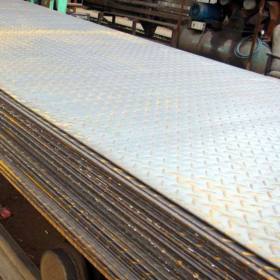 天津厂家直销碳钢防滑板 Q235材质防滑花纹板 定尺开平A3花纹板