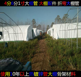 贵州镀锌管 热镀锌管 DN20 6分1.2薄壁 农用大棚钢管