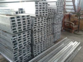 甘肃兰州厂家直销国标 非标 热镀锌槽钢冷镀锌槽钢现货供应