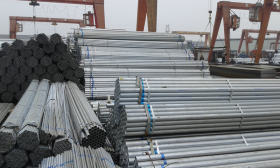 成都量力钢材市场国标华岐DN100热镀锌钢管焊管