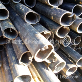 聊城异型管厂家供应椭圆钢管 椭圆管镀锌 可来图加工保质保量