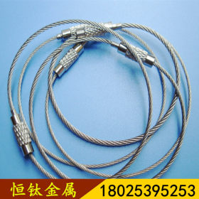 304不锈钢丝绳 镀锌钢丝绳 304不锈钢包浆钢丝绳 钢丝绳加工厂家