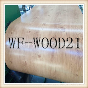 厂家直销卷闸门用木纹彩涂钢板 刚木纹、翻板门仿木彩涂钢板