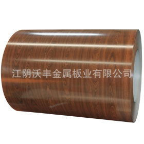 江苏木纹彩钢板适用于内外墙装饰印花彩涂钢板规格齐全