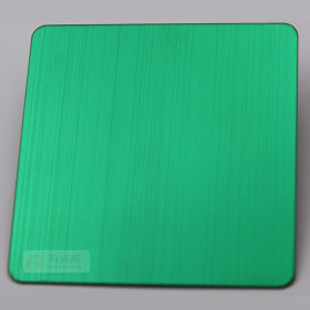 厂家直销 304彩色不锈钢拉丝板 彩色不锈钢板价格 不锈钢装饰板