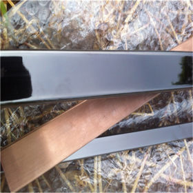 光面/拉丝玫瑰金矩形管不锈钢扁通150*100mm实厚1.8-5.0佛山老牌