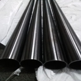 304不锈钢黑钛金圆管外径102mm光面/拉丝不锈钢圆通直径102毫米