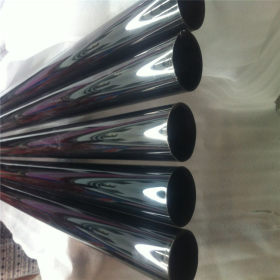 304黑钛金不锈钢圆管直径33.4mm价格 光面/拉丝圆管外33毫米
