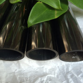 黑钛金不锈钢管304圆管直径70mm楼梯护手不锈钢圆管黑钛金