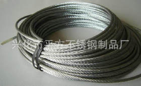 专业提供 包胶耐拉不锈钢丝绳 环保不锈钢丝绳