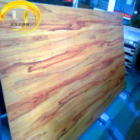 佛山厂家批发木纹不锈钢板304 精品热转印木纹不锈钢加工定制