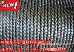 0Cr17Ni12Mo2不锈钢钢丝绳 圆股钢丝绳 抗拉强度高钢丝绳