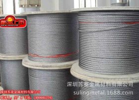 挠性绳索钢丝绳 SUS316L不锈钢钢丝绳 高强度钢丝绳_批发零售