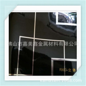 广州彩色不锈钢覆膜板  橱柜装饰面板 产品质优无色差 厂价直批