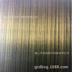 厂家直销 201拉丝不锈钢钢板 拉丝不锈钢彩色装饰板 不锈钢拉丝板