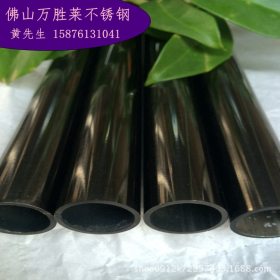 SUS304黑钛金不锈钢圆管76*1.8*2.0*2.5光面不锈钢管黄钛金89*1.0