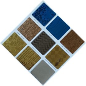 厂家直销彩色不锈钢花纹板 304不锈钢压花板台面板尺寸花纹可定制