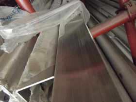 山东临沂供应304不锈钢拉丝矩形管 321不锈钢方圆管 工业卫生级