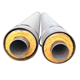 高质量 蒸汽输送钢套钢保温钢管 高密度聚氨酯硅酸钙保温钢管批发