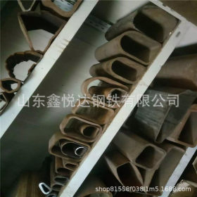马蹄管根据图纸定做加工异型钢管厂材质20#半圆管D型钢异型管