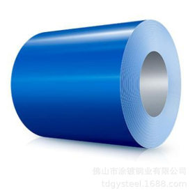 供应宝钢彩涂板 海蓝天蓝白灰象牙白彩涂钢板 可分条平板颜色定制