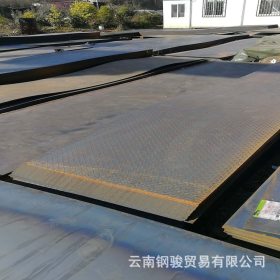 云南昆明铁公鸡钢材 花纹板 厂家直销 材质H-Q235B
