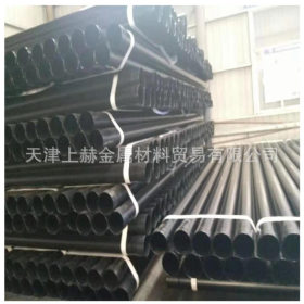 厂家供应热卖黑色穿线用热浸塑钢管质量保证
