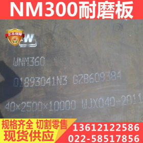 现货切割 NM300耐磨板 高硬度 NM300德标耐磨钢板