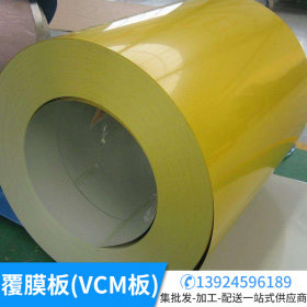 定制加工VCM覆膜彩涂板 复合光亮或亚光PVC覆膜彩涂卷 量大从优