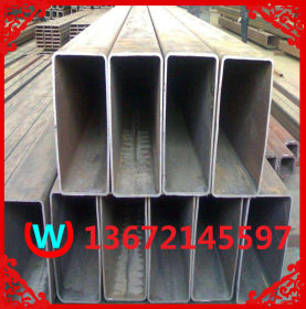 60x45镀锌带方管 壁厚1.0-3.0mm Q235镀锌带方管，镀锌带方矩管