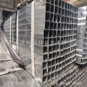 迪庆州镀锌方管 厂家直销 Q235B钢构大棚专用镀锌方通 矩形方管