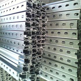 生产厂家 铝镁锌光伏支架 太阳能支架 配件 C型钢热浸锌41系列