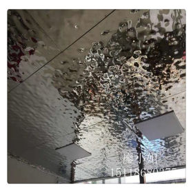 不锈钢水波纹板 304不锈钢镜面压花水波纹板 3D立体KTV装饰花纹板